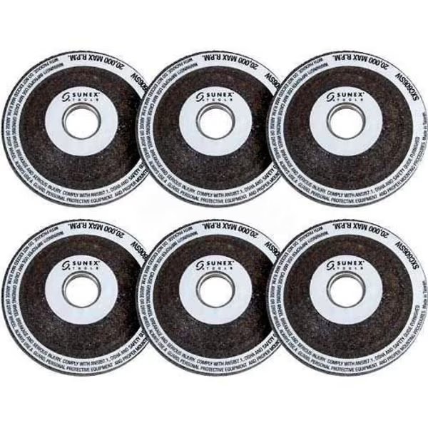 2 Grinding Wheel, 60 Grit, 6PK, Sunex, Mfr#: SXC606GW6